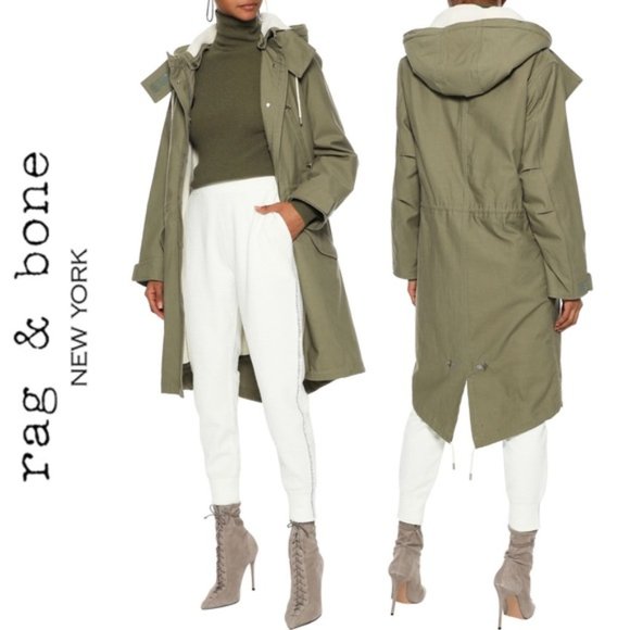 Rag & Bone Green Penelope Parka - Picture 1 of 7